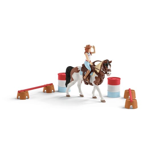 

Schleich, статуэтка, набор для верховой езды в стиле вестерн Horse Club Hannah'S, 20 футов