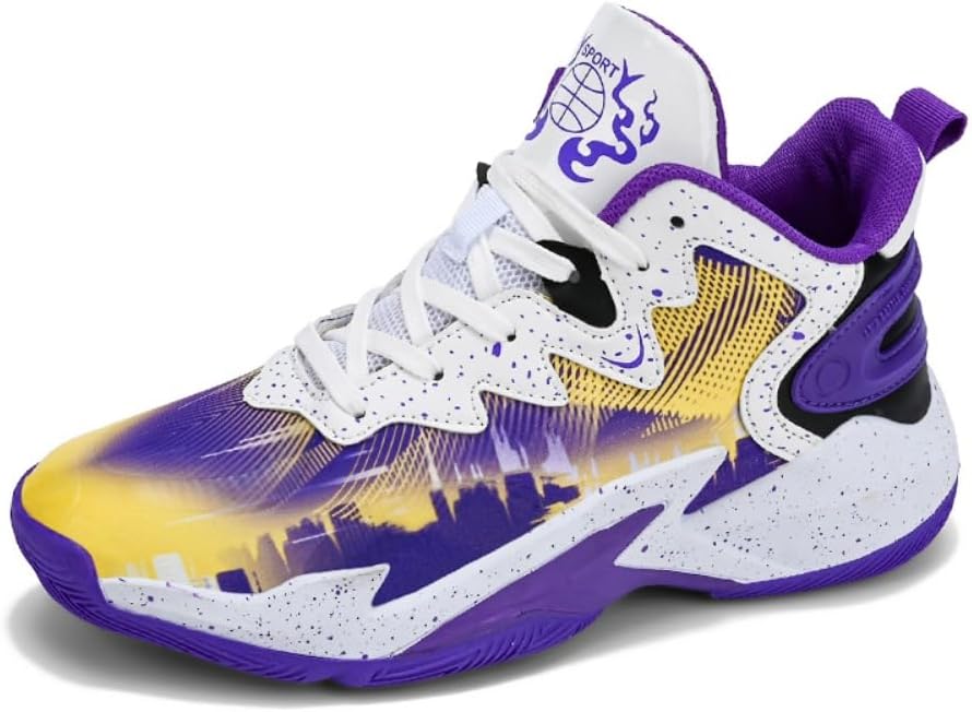 

Мужские кроссовки 2024 года Спортивные кроссовки Беговые кроссовки кроссовки Баскетбольные кроссовки Тренировочные кроссовки Molig, фиолетовый