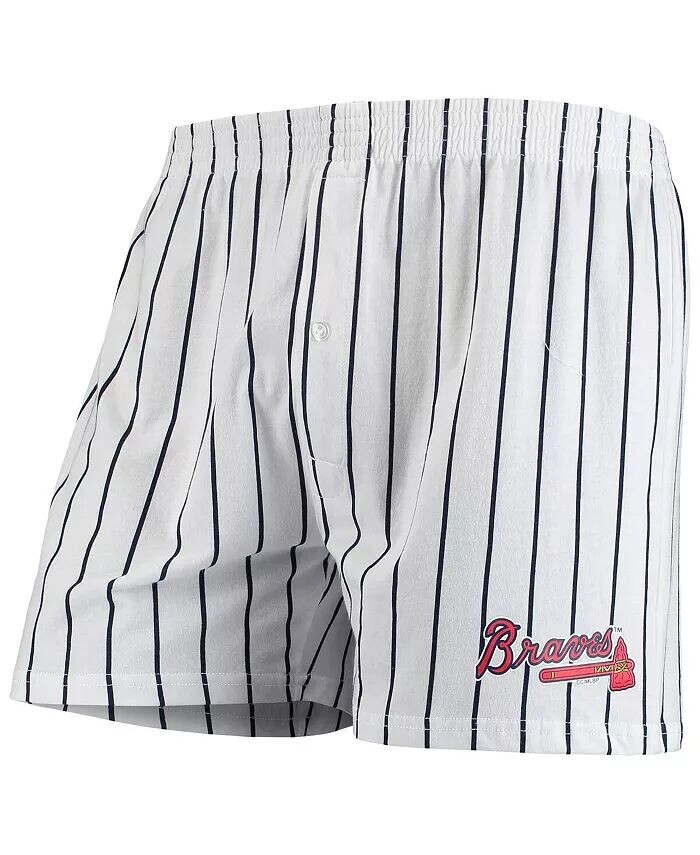 

Мужские белые шорты-боксеры Atlanta Braves Vigor Concepts Sport