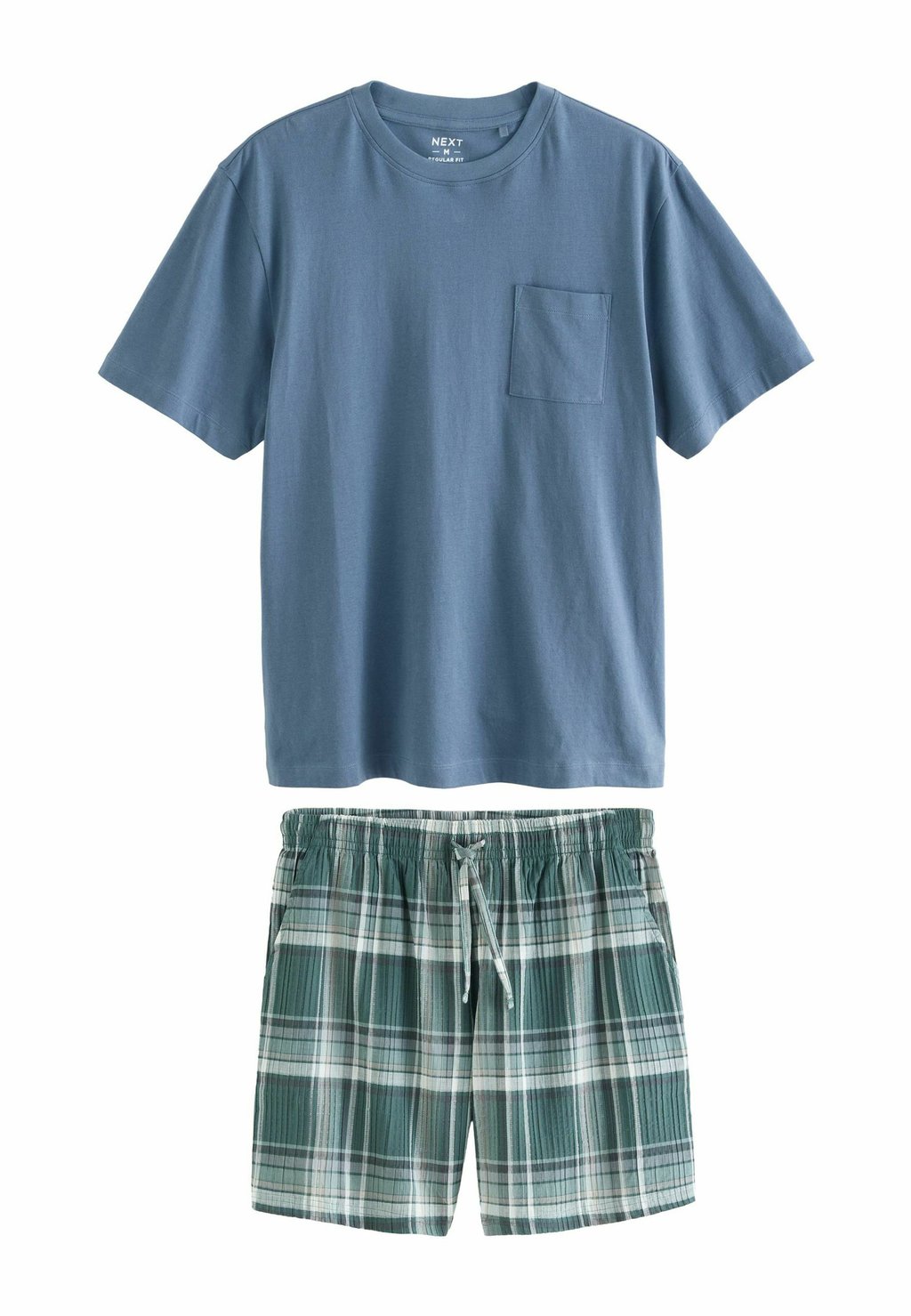 

Пижама REGULAR FIT - CHECK SHORT SET - Pyjama set Next, синий