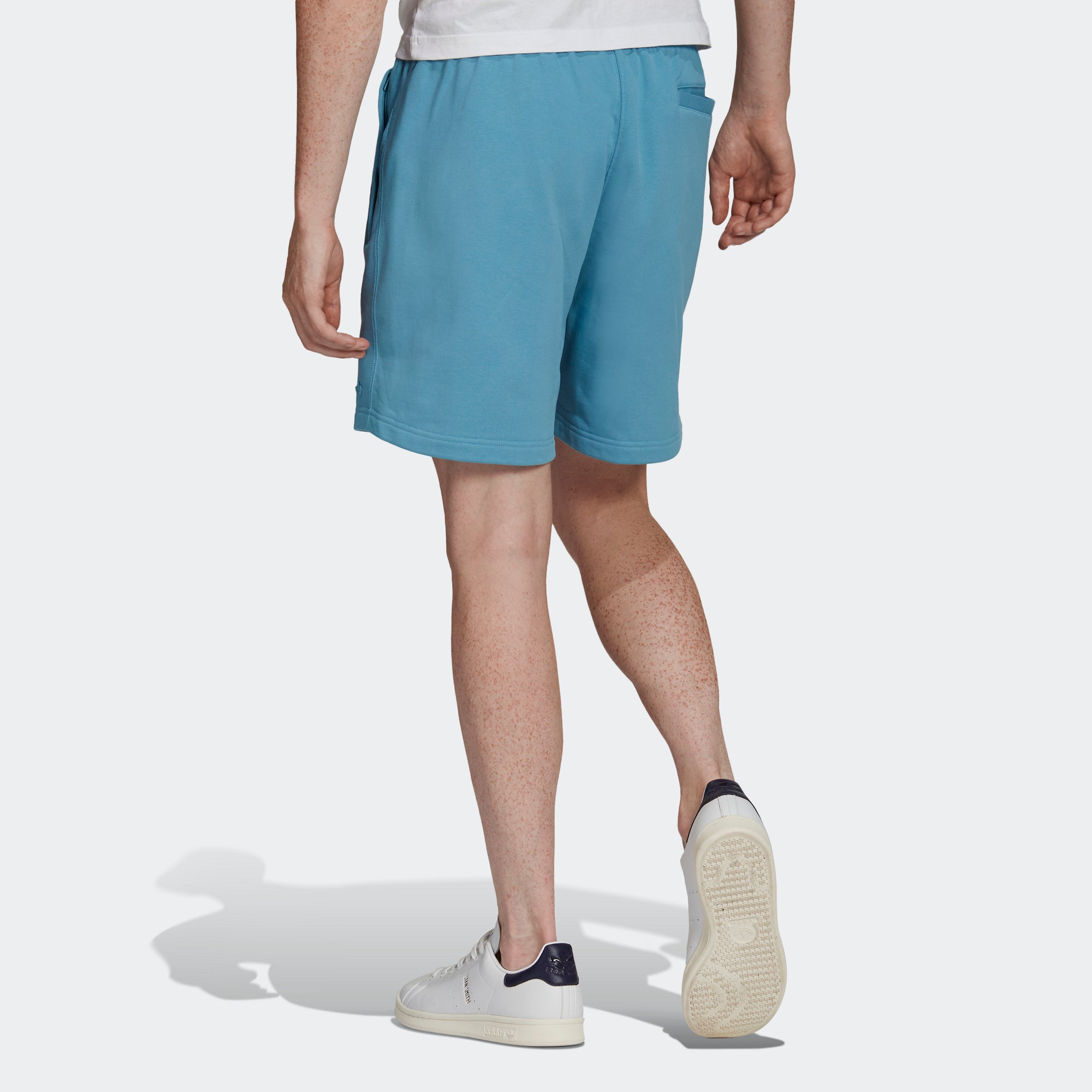 Шорты adidas originals C Short Ft Solid Color Lacing Sports Shorts Sky Blue HF6367 — фото 3