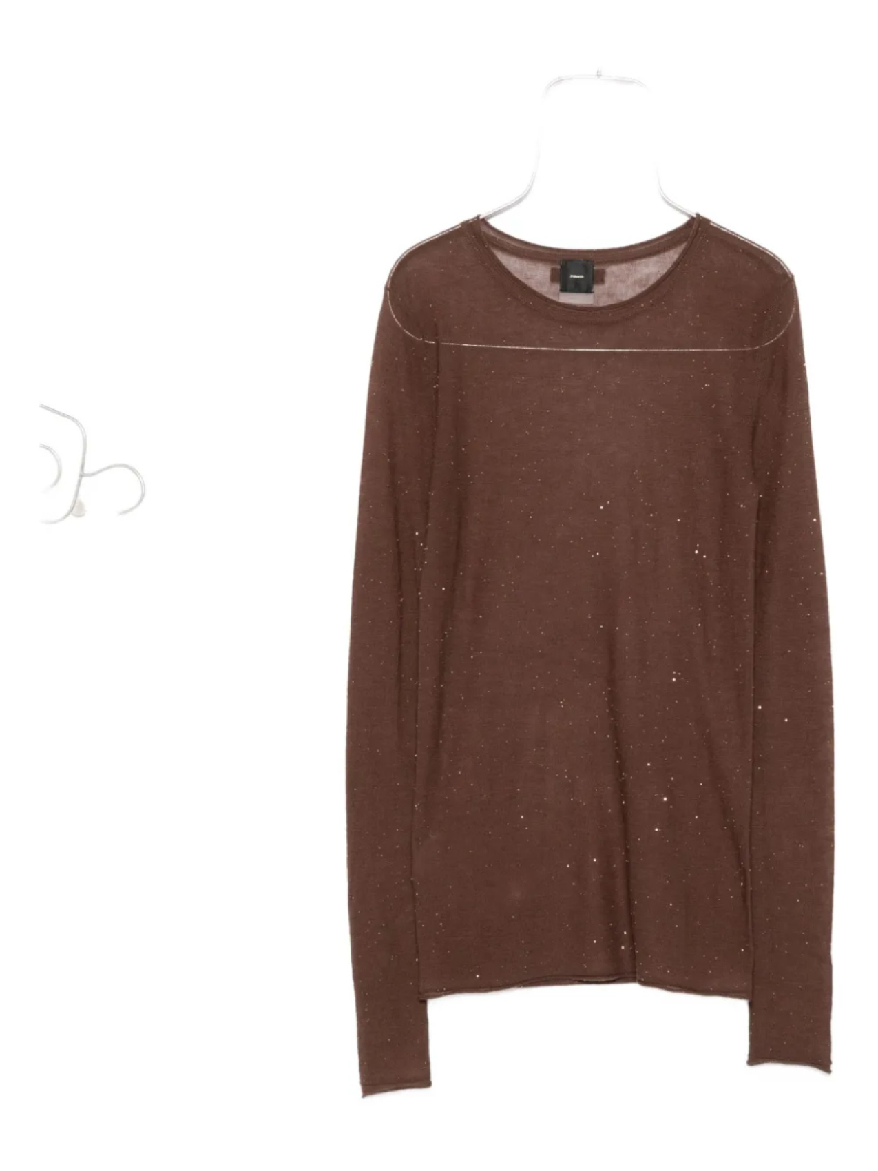 

Футболка PINKO с круглым вырезом, коричневый