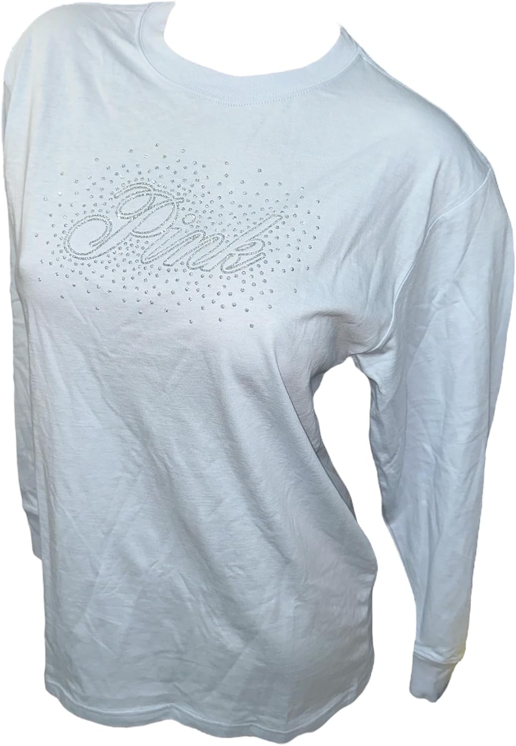 

Футболка Victoria's Secret Pink Campus из хлопка с длинными рукавами, цвет: синий, новинка, Blue Bling