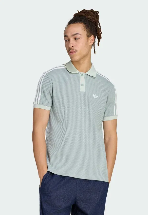 Трикотажная поло Adidas Originals, шалфей