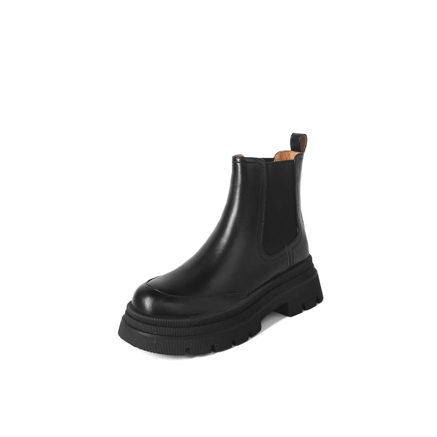 

Ботинки Челси женские Hongyanglin, цвет Black Fleece-lined