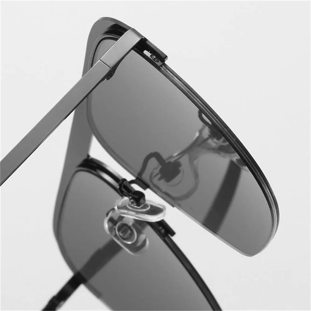 

Солнцезащитные очки, полуободковые солнцезащитные очки, очки с защитой от УФ-излучения, очки с однолучевой линзой, очки с градиентными линзами SLCHJXS, Pink Grey