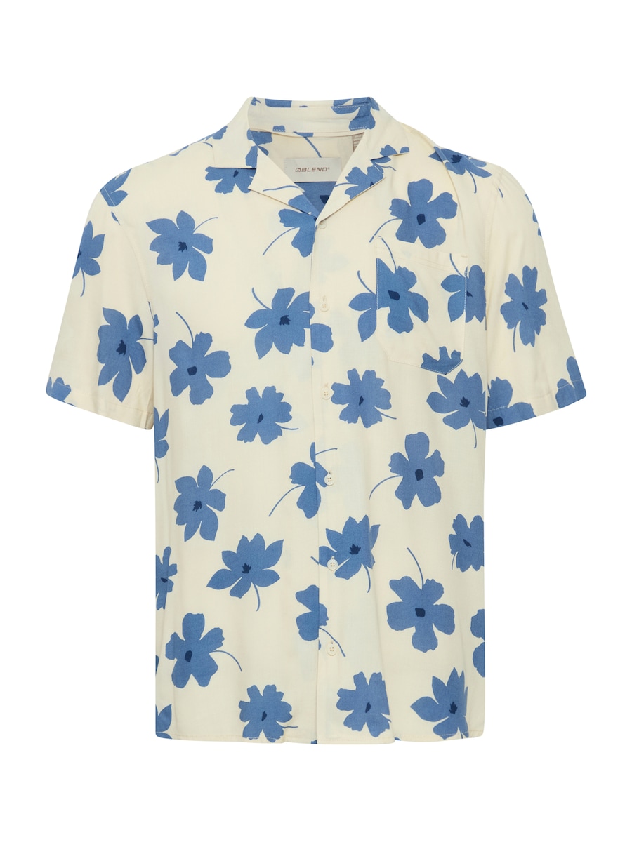 

Рубашка на пуговицах классического кроя BLEND BHADAN, песочный