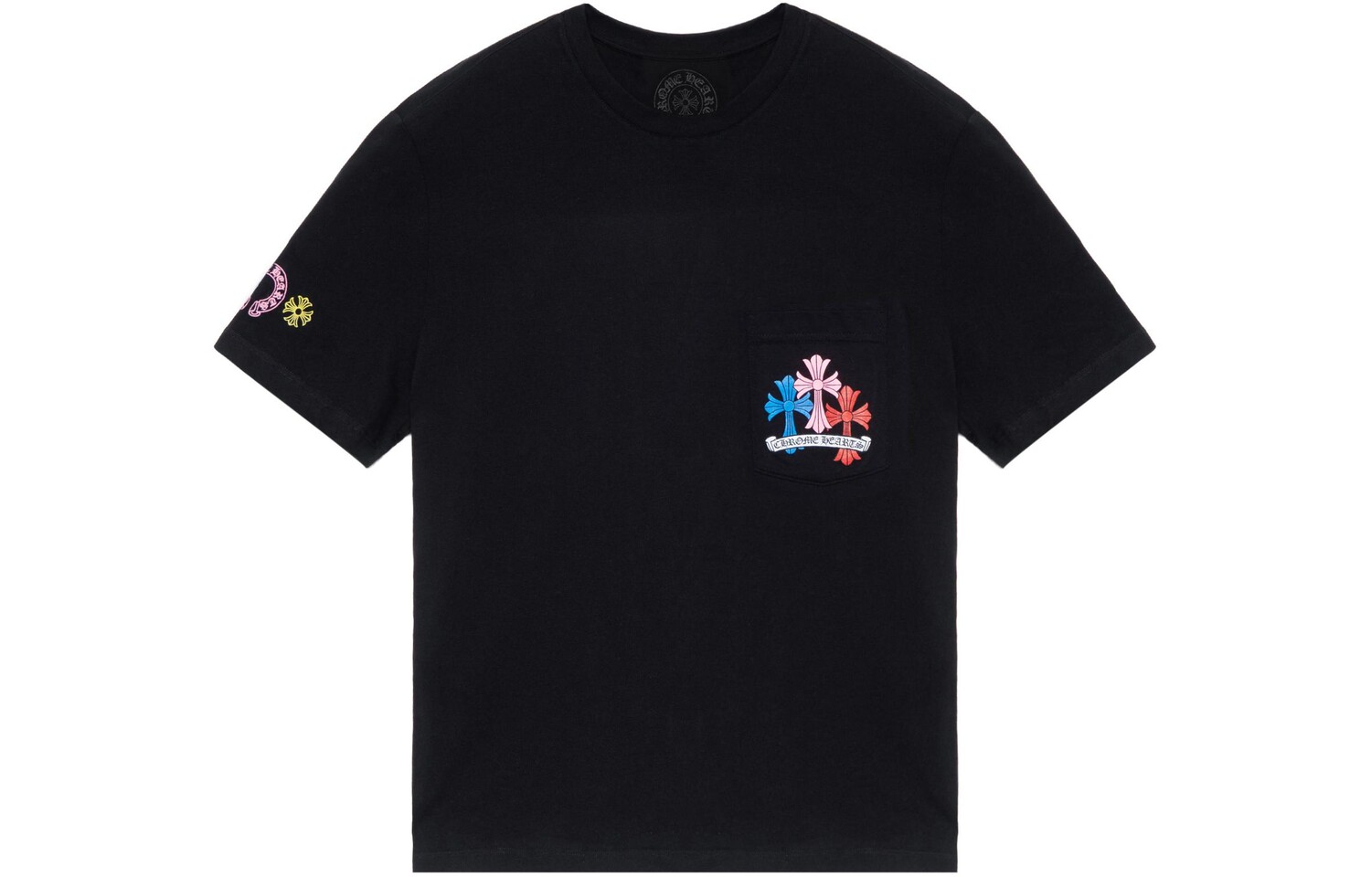 

Футболка унисекс черная Chrome Hearts, черный