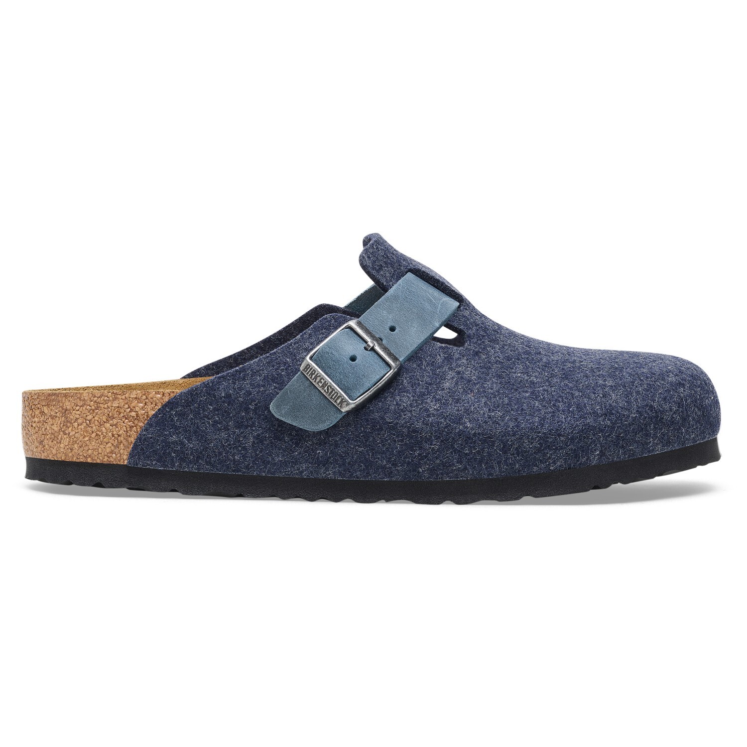

Сандалии Birkenstock Boston Naturleder/Textil/Filz, цвет Midnight