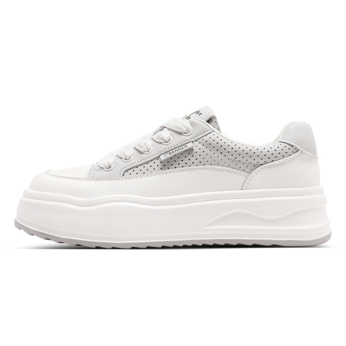 

Кроссовки C°BANNER Skateboarding Shoes Women's Low-top Gray, серый