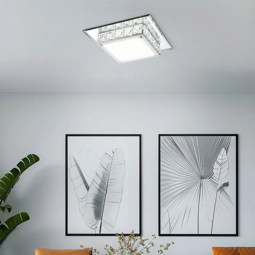 

Светодиодный потолочный светильник Globo Lighting, серебряный