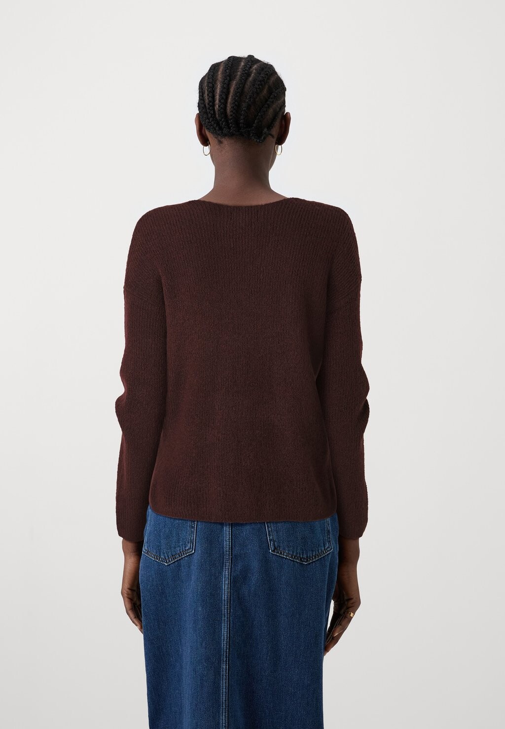 

Джемпер ONLCAMILLA V NECK ONLY, темно-красный