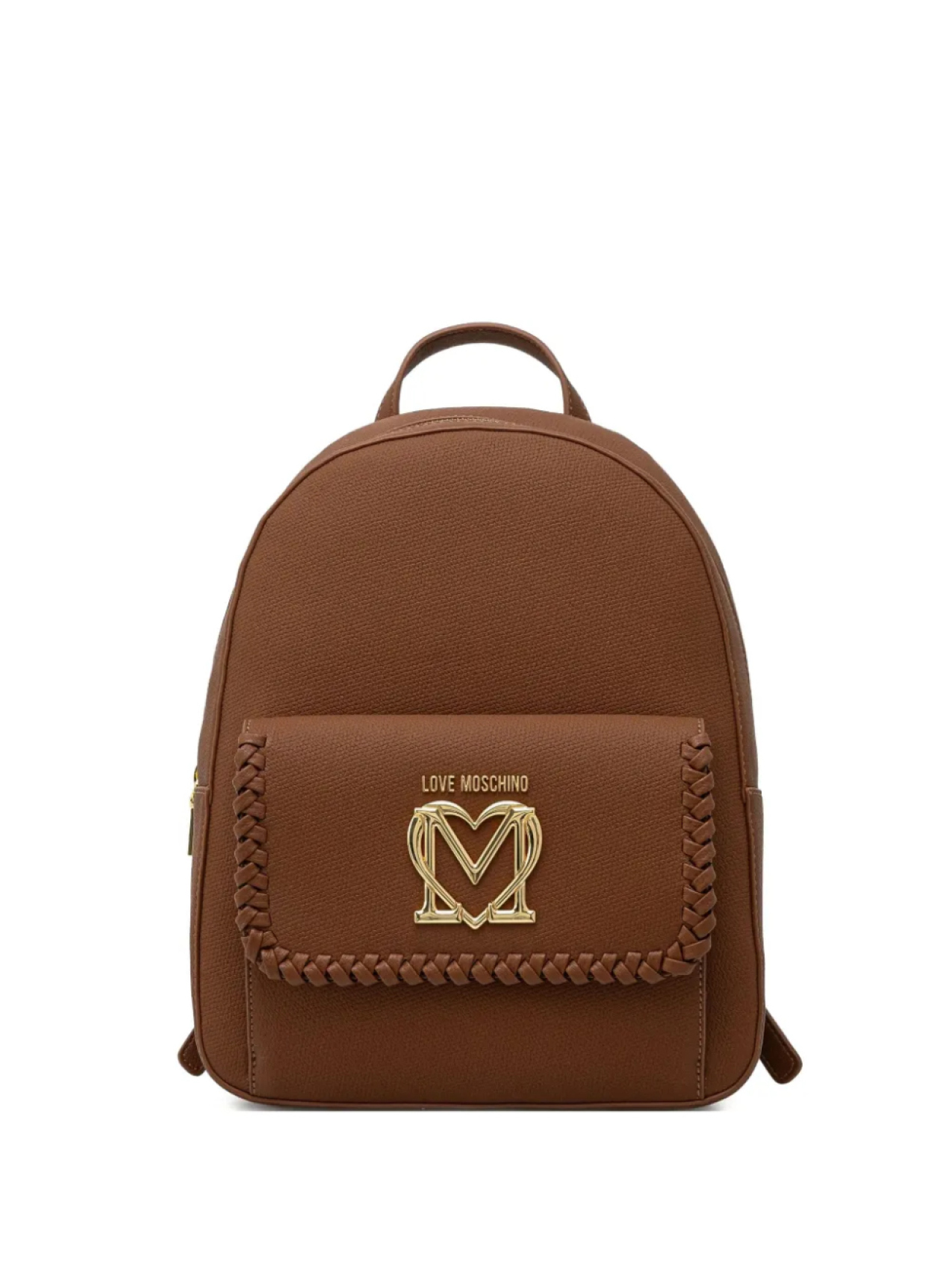 

Рюкзак с логотипом Love Moschino, коричневый