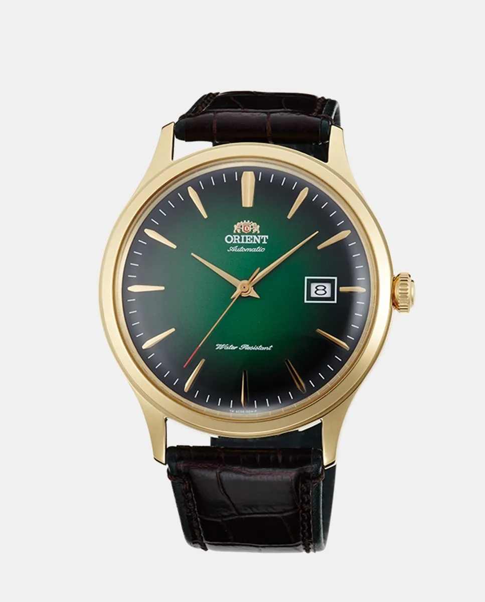 

Мужские часы 147-FAC08002F0 автоматические черные кожаные Orient, черный