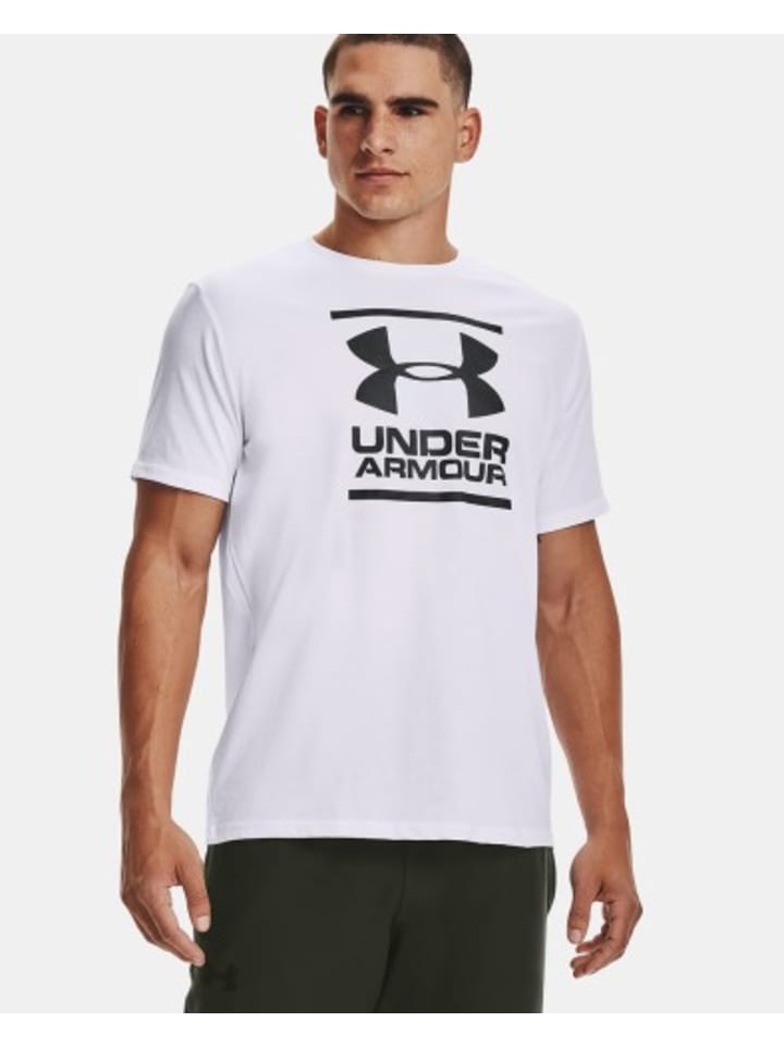 

Футболка Under Armour, белый/черный