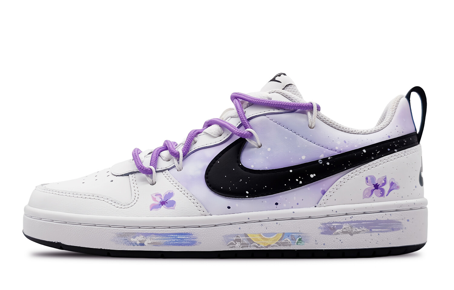 

Кроссовки Nike Court Borough 2 Skateboard Shoes Women's Low-Top Purple