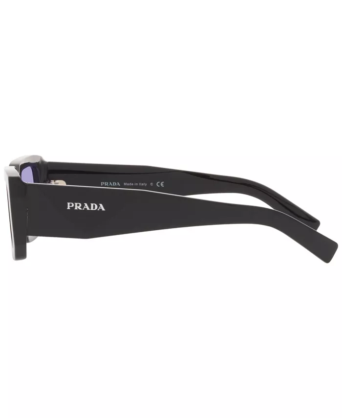 Унисекс солнцезащитные очки прямоугольной формы Symbole, PR 6YS PRADA, черный — фото 3