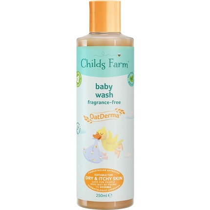 

Childs Farm OatDerma Baby Wash 250 мл Очищающее средство без запаха «Совершенство овса»