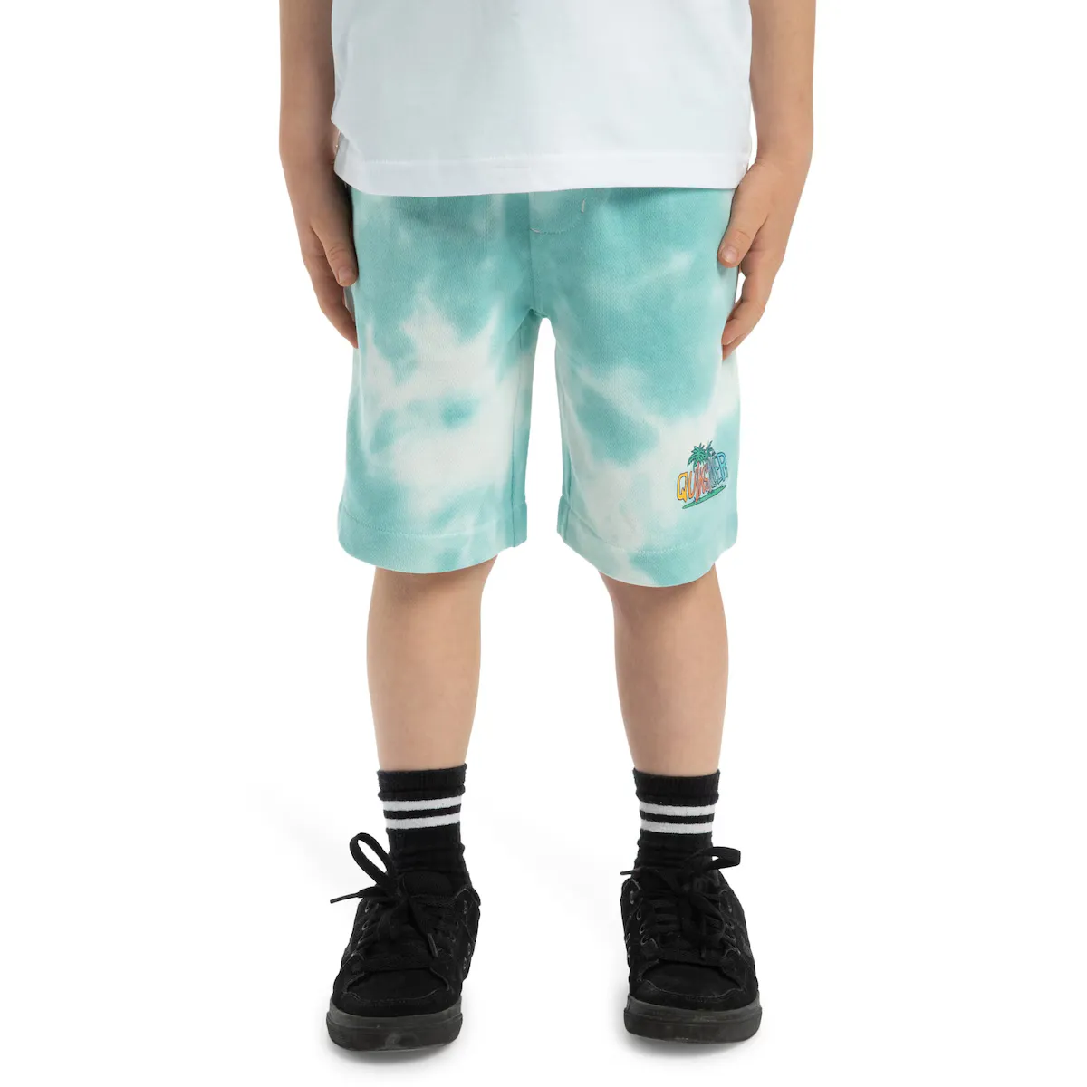 

Детские шорты Quiksilver с краской для галстука, синий