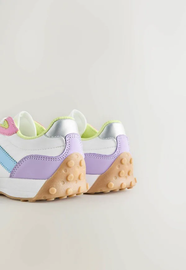 Кроссовки для повседневной носки на шнуровке стандартного кроя Next, Pastel Colourblock — фото 3