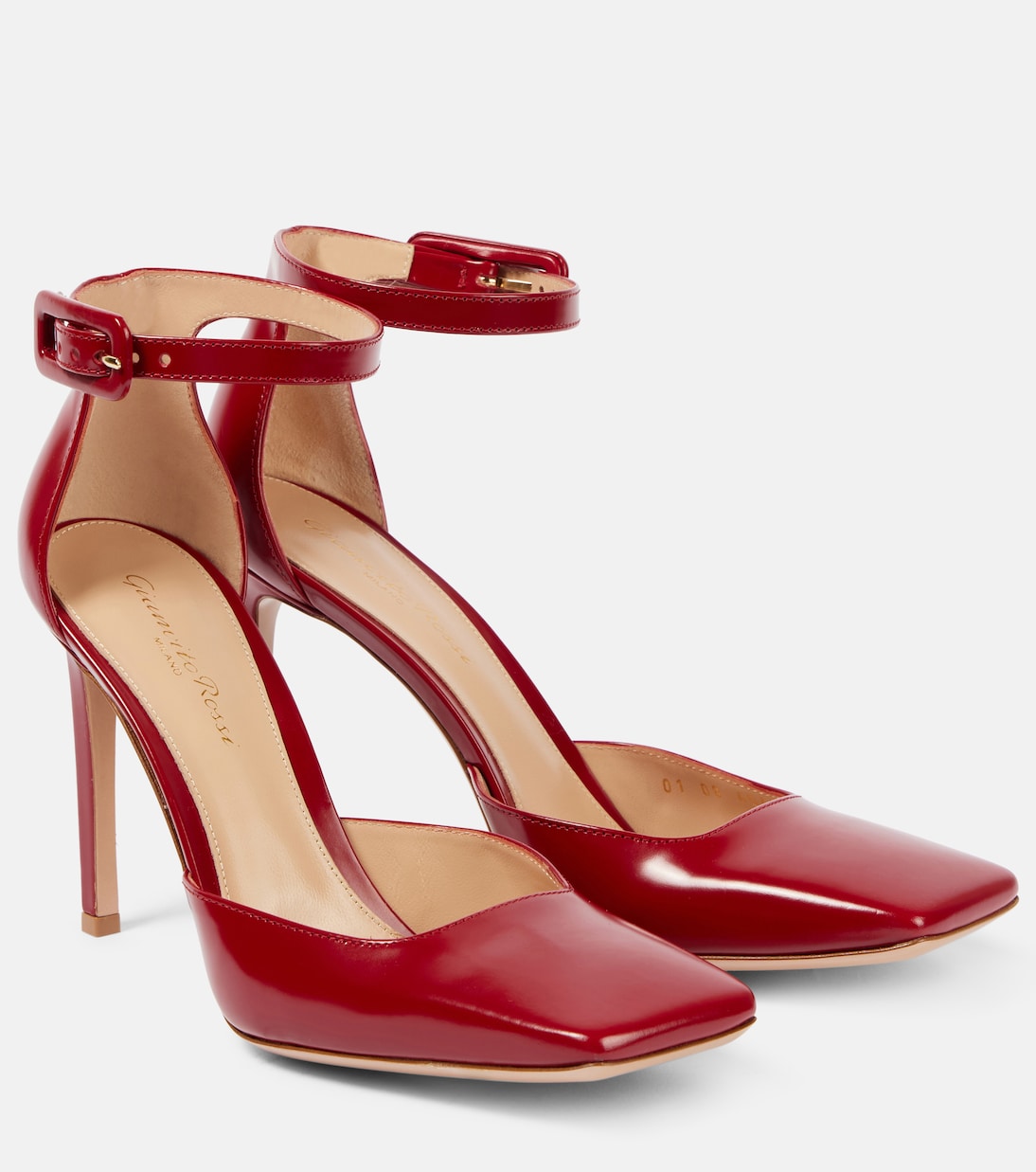 Туфли-лодочки Casey из кожи d'Orsay Gianvito Rossi, Rouge
