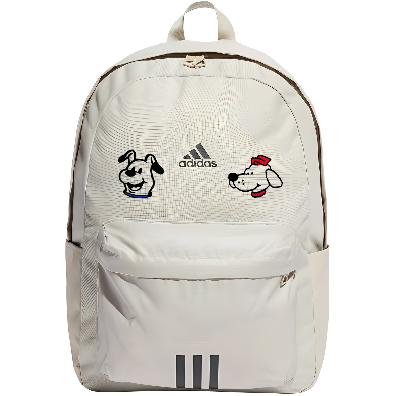 

Adidas Тканевый рюкзак унисекс светло-серый и черный, Puppy 22