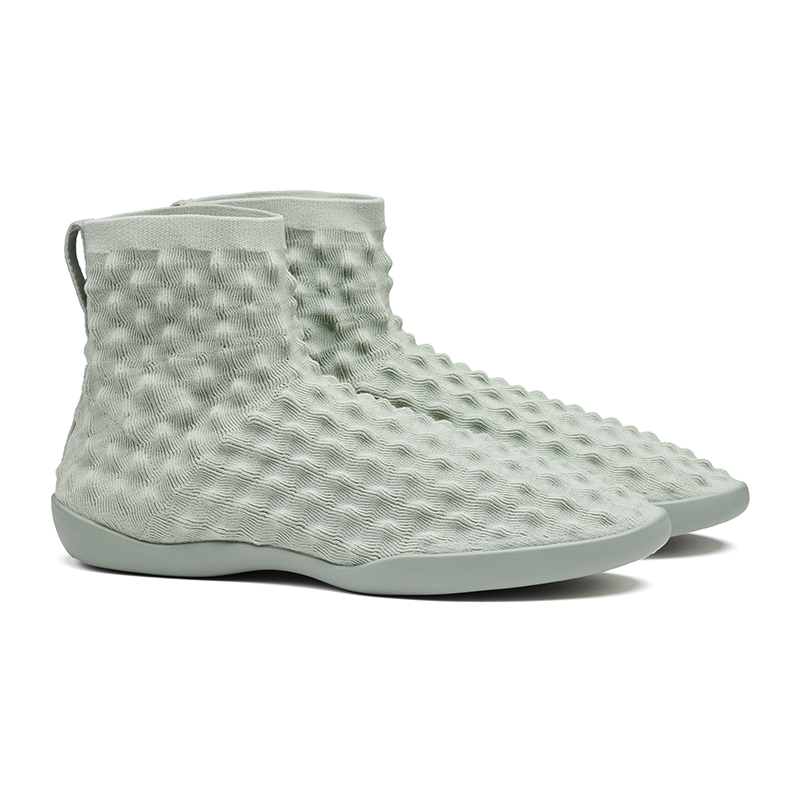 EQLZ EQUALIZER Кроссовки высокие повседневные Unisex Cream Green — фото 3