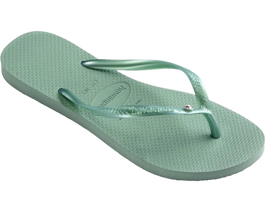 

Сандалии Havaianas Slim Crystal SW II Flip Flop Sandal, цвет Clay