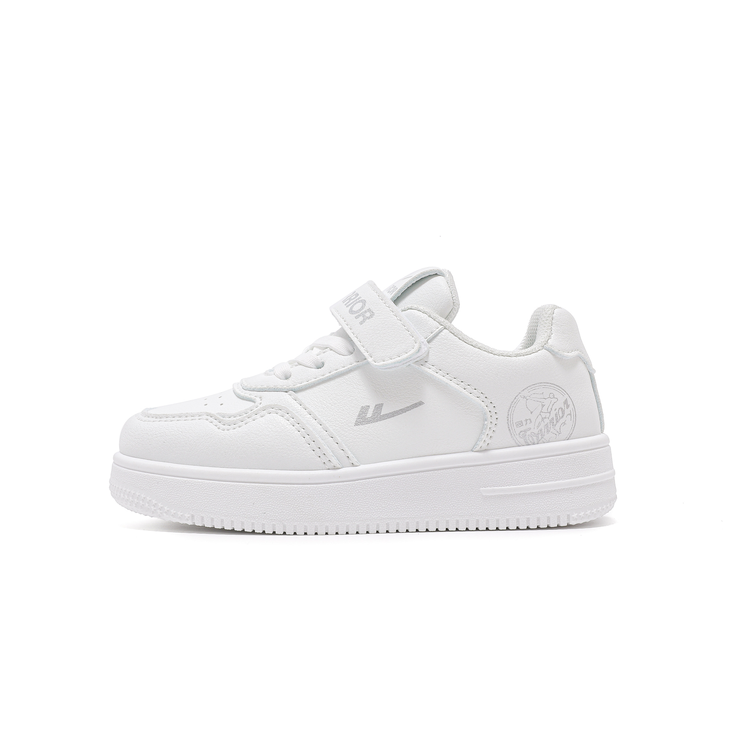 

Дышащие легкие амортизирующие низкие детские скейтбординг кроссовки WARRIOR, белый