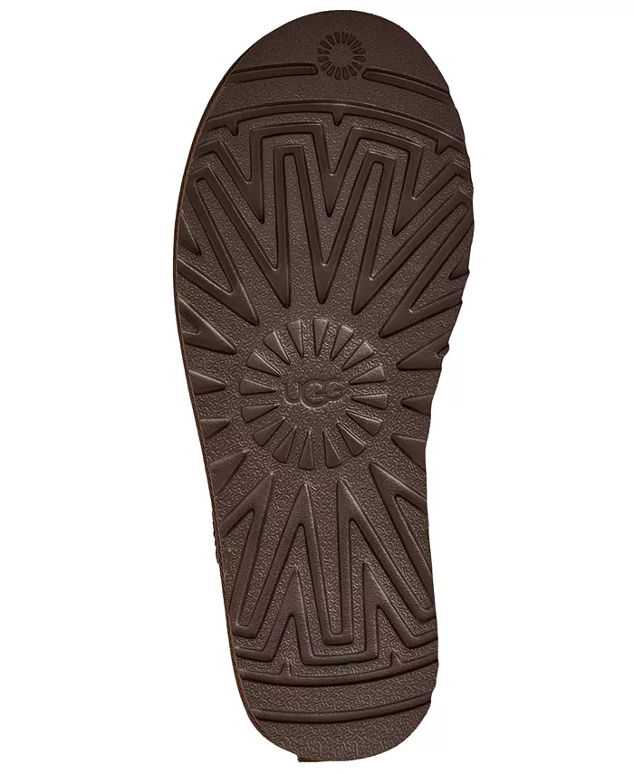 Женские классические ботильоны UGG с микро-язычком Ugg, коричневый — фото 4