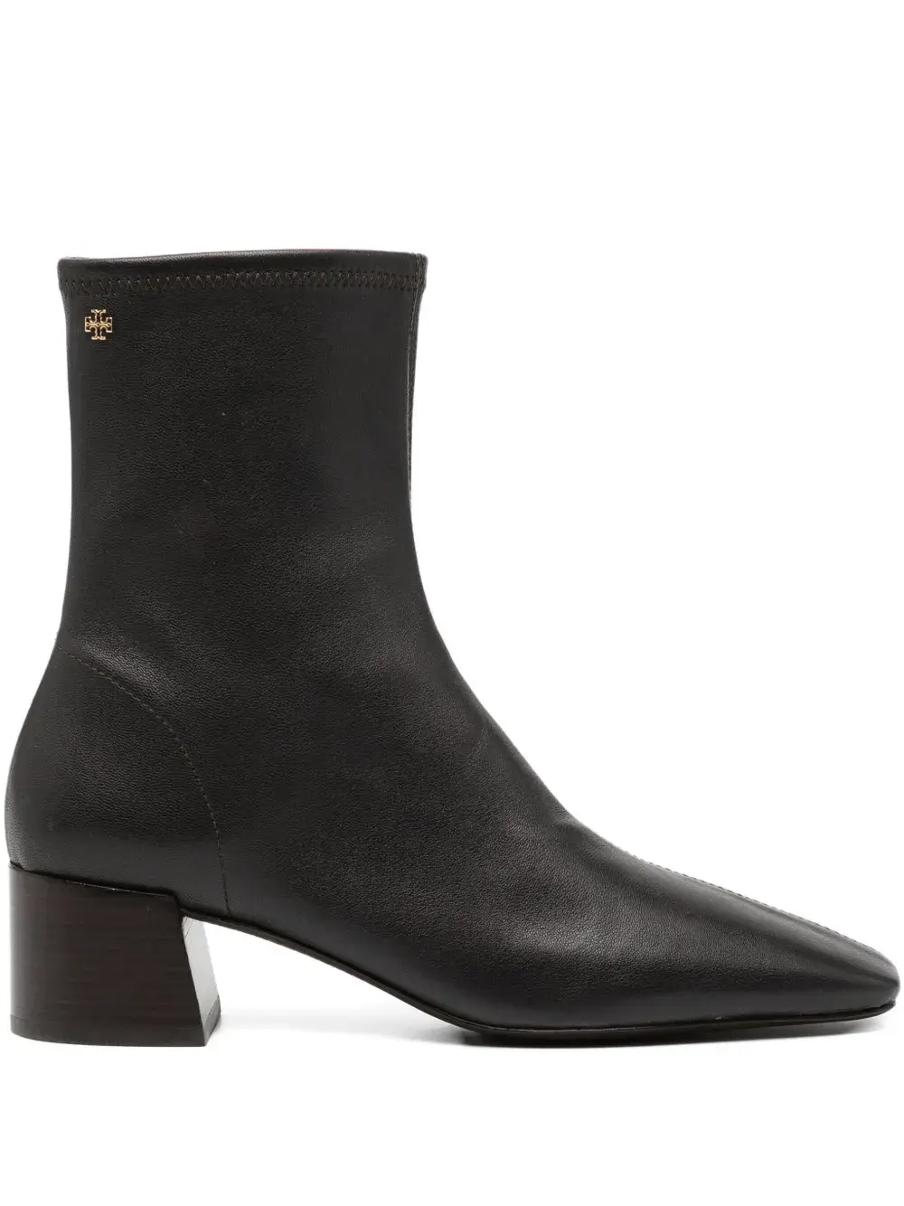 Сапоги с логотипом Tory Burch, черный