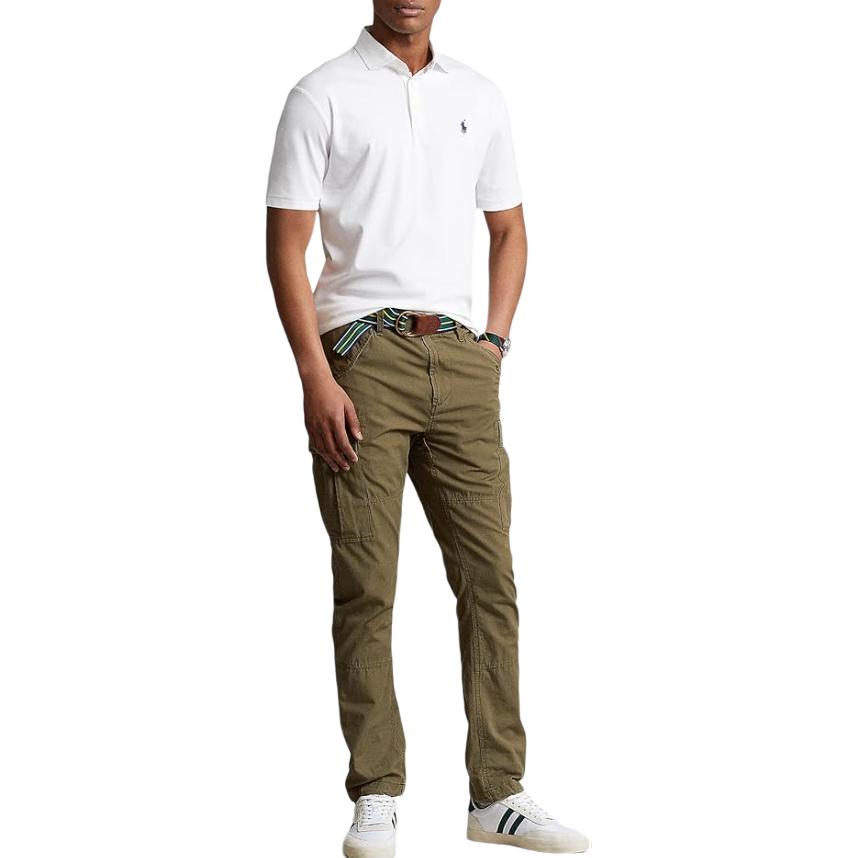 Поло с коротким рукавом и вышивкой Polo Pony Polo Ralph Lauren, белый — фото 4