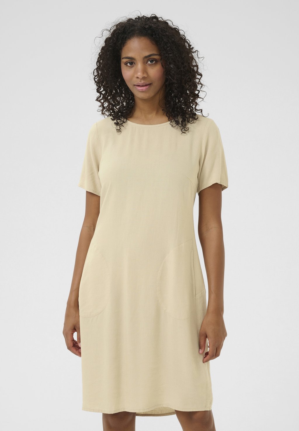 

Повседневное платье KAMILIA Kaffe, песочный