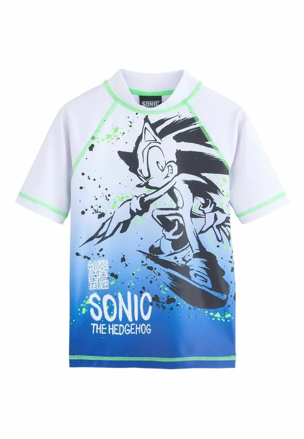 Футболка с принтом стандартного кроя Next, White Blue Sonic