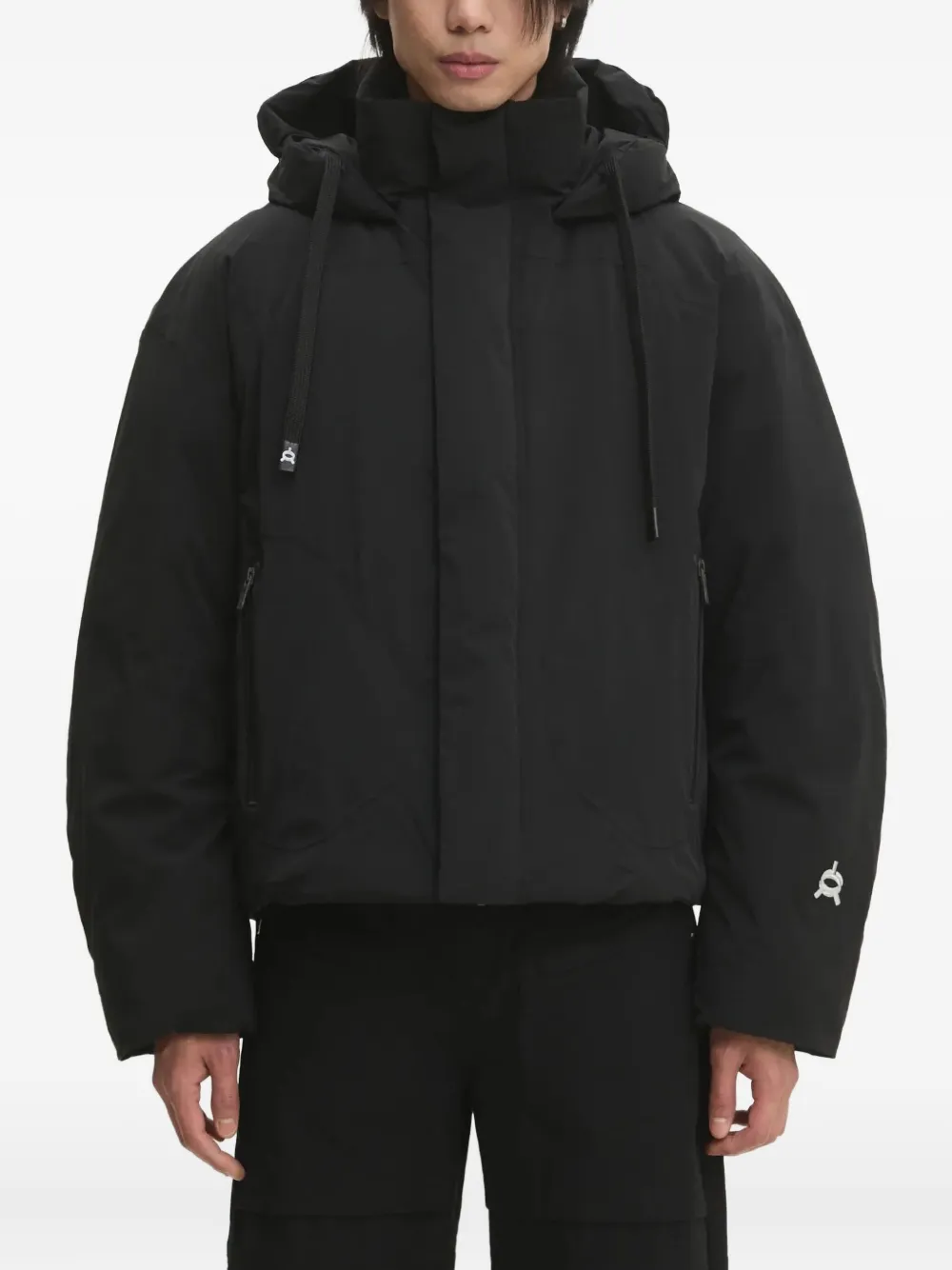 

Пуховик с капюшоном A.A. Spectrum, черный