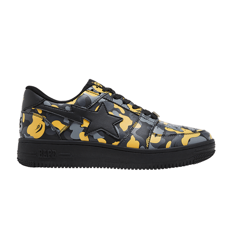 

Кроссовки BAPE Bapesta Low M2 'Madison Avenue Camo', черный