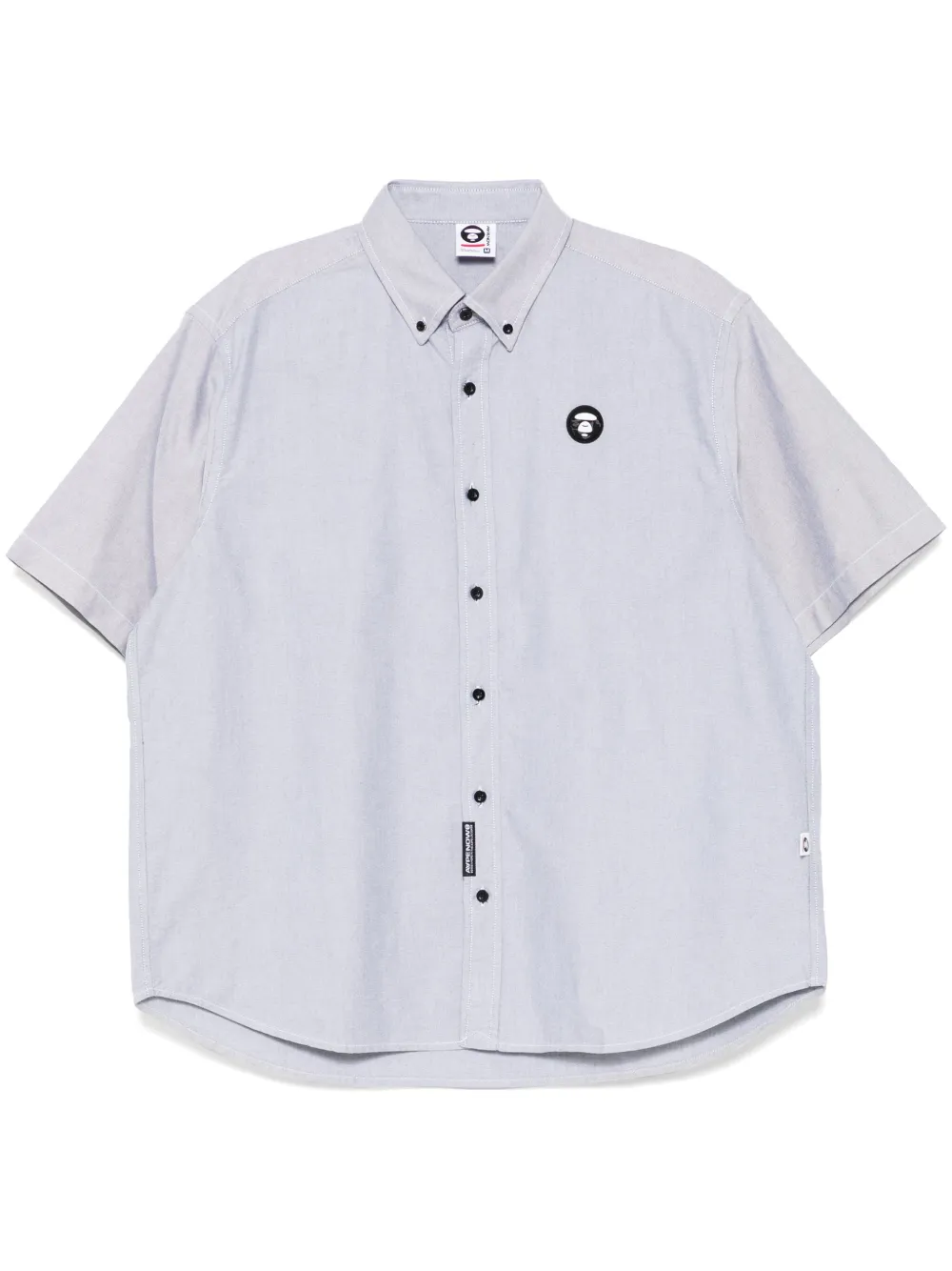 

Рубашка с нашивкой-логотипом AAPE BY *A BATHING APE, черный