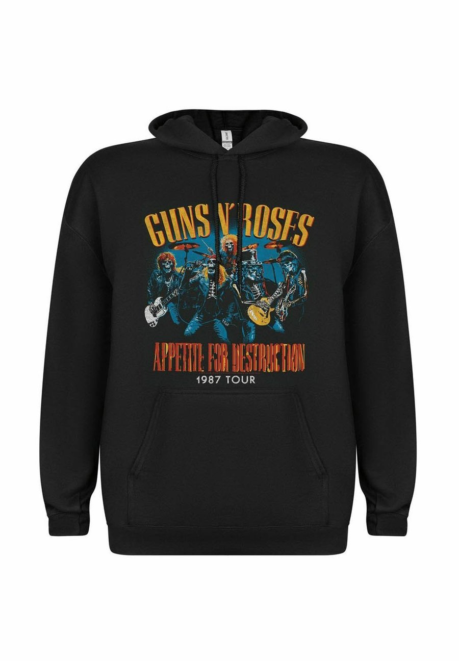 

Худи rockshirts GUNS N´ROSES APPETITE FOR DESTRUCTION LIVE SKULLS 1987 , Black