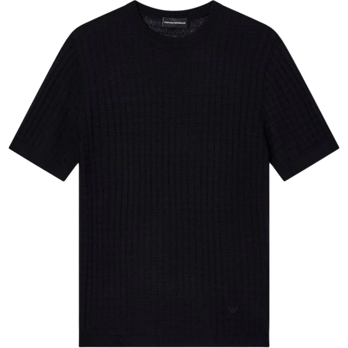 Футболка с коротким рукавом Emporio Armani темно-синяя