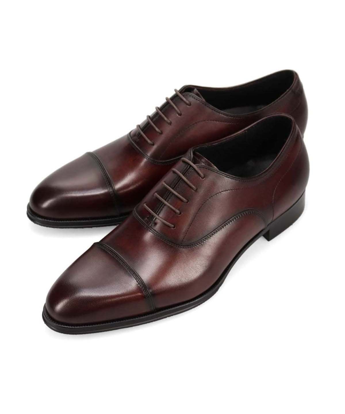 Реабилитационные туфли Madras, туфли Inner Wing Straight Tip Dress Shoes. Madras, brown