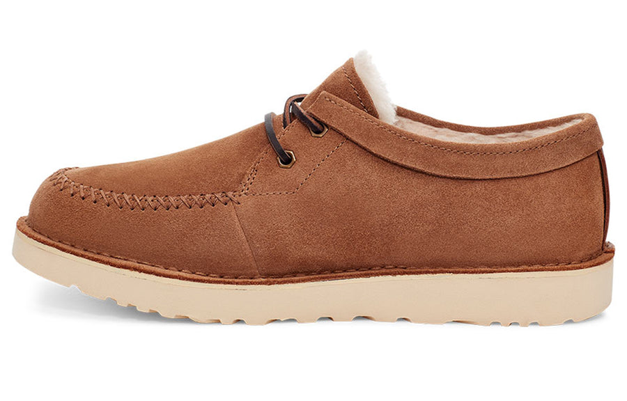 Мужские зимние ботинки UGG Campout короткие с овчиной, коричневый — фото 2