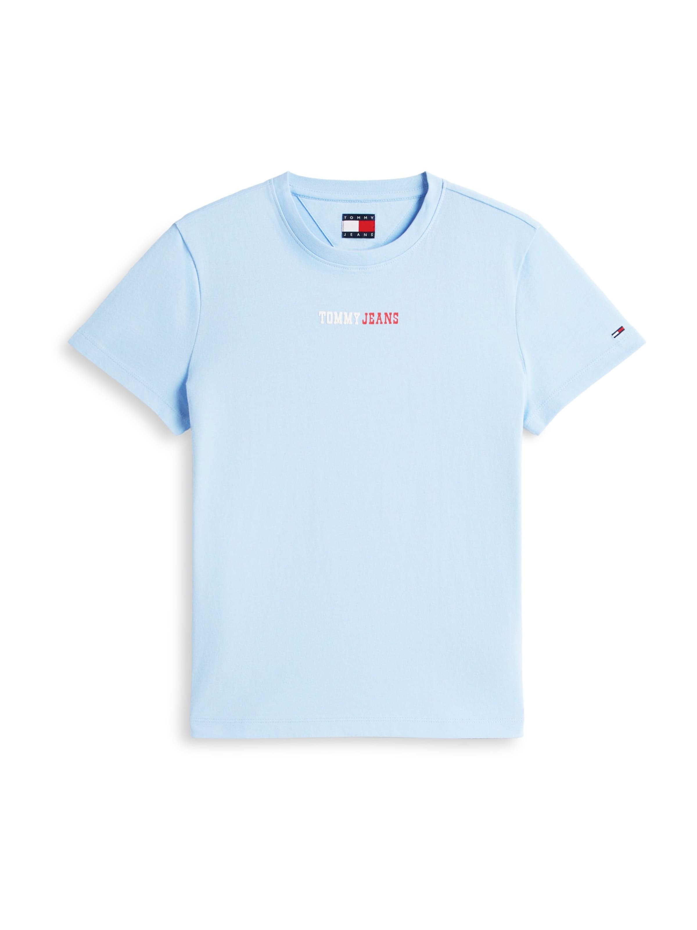 

Tommy Jeans Футболка 'ESSENTIAL' в светло-голубом цвете, Синий, Tommy Jeans Футболка 'ESSENTIAL' в светло-голубом цвете