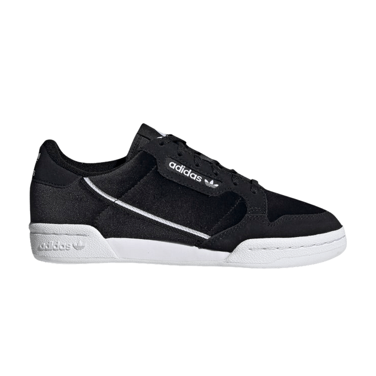 

Кроссовки adidas Continental 80 J 'Black White', черный