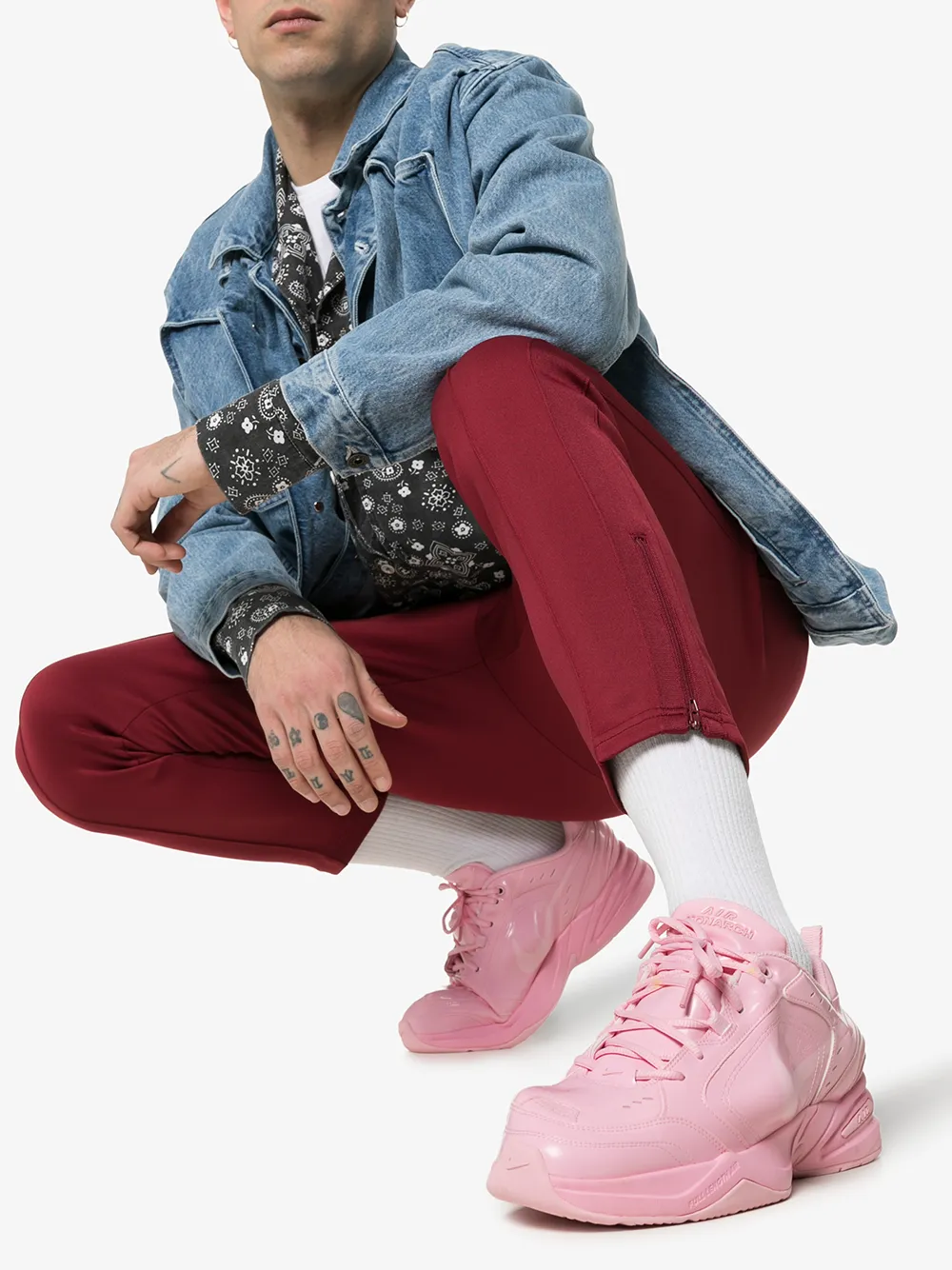 Кроссовки из коллаборации с Martine Rose Nike, розовый — фото 2