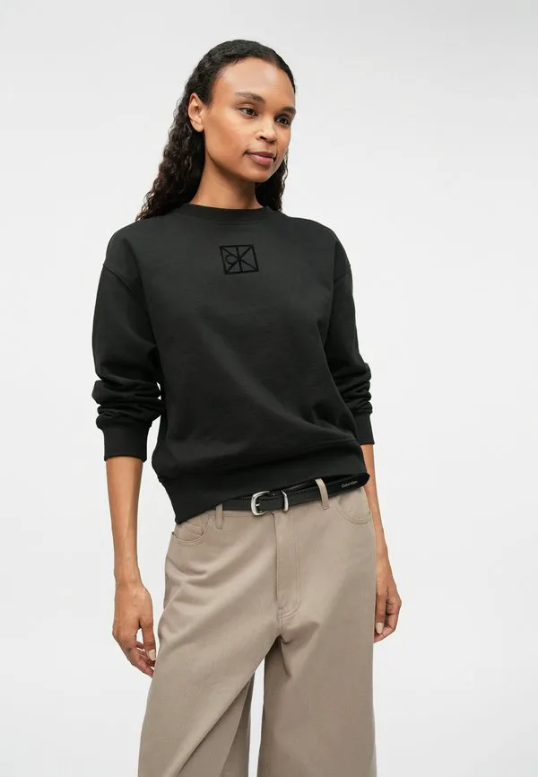 Премиальная толстовка для экипажа Calvin Klein, Black — фото 4