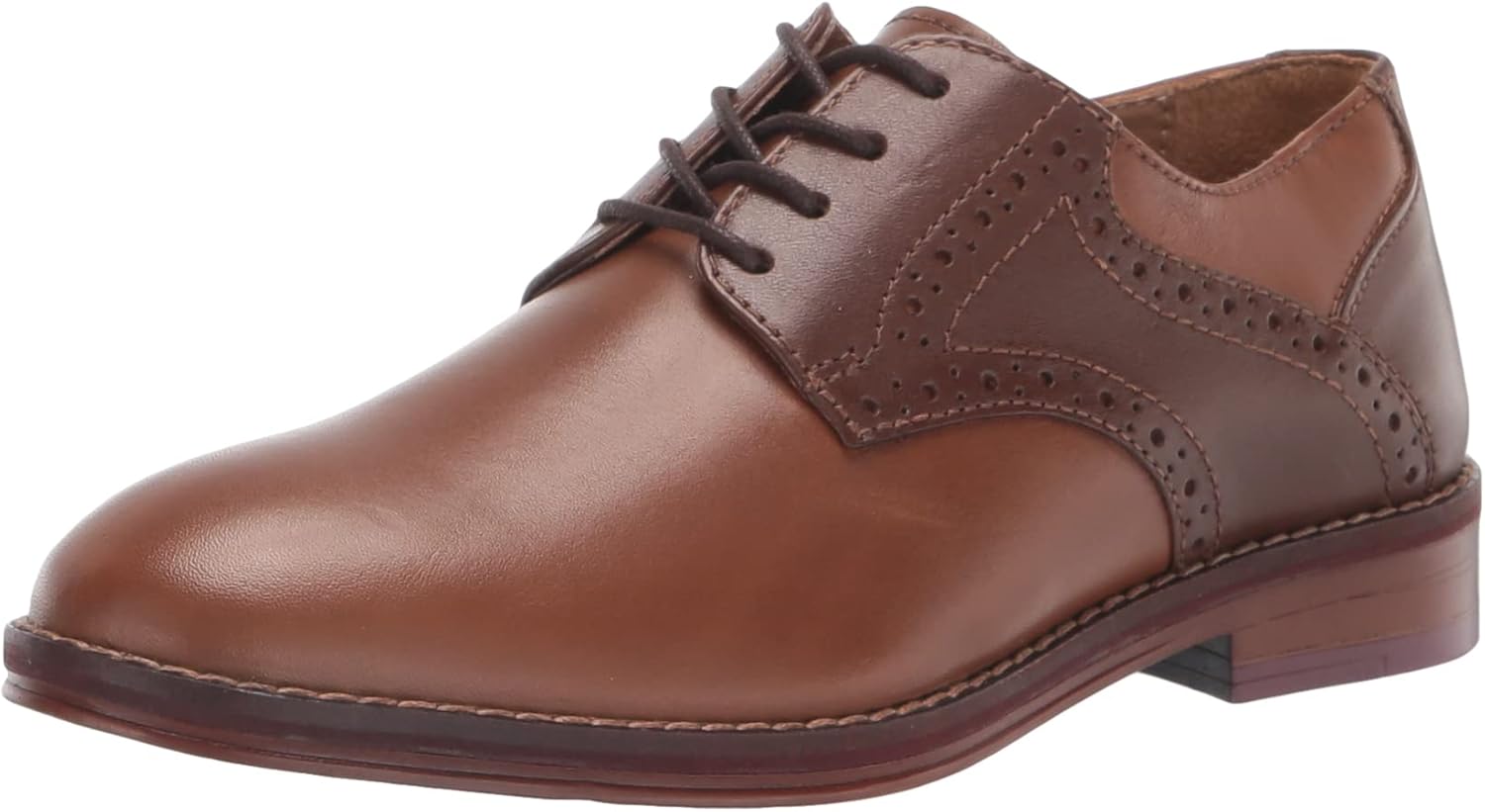 

Johnston Murphy Большой размер Conard Saddle Детские Ботинки на шнуровке Johnston & Murphy, коричневый