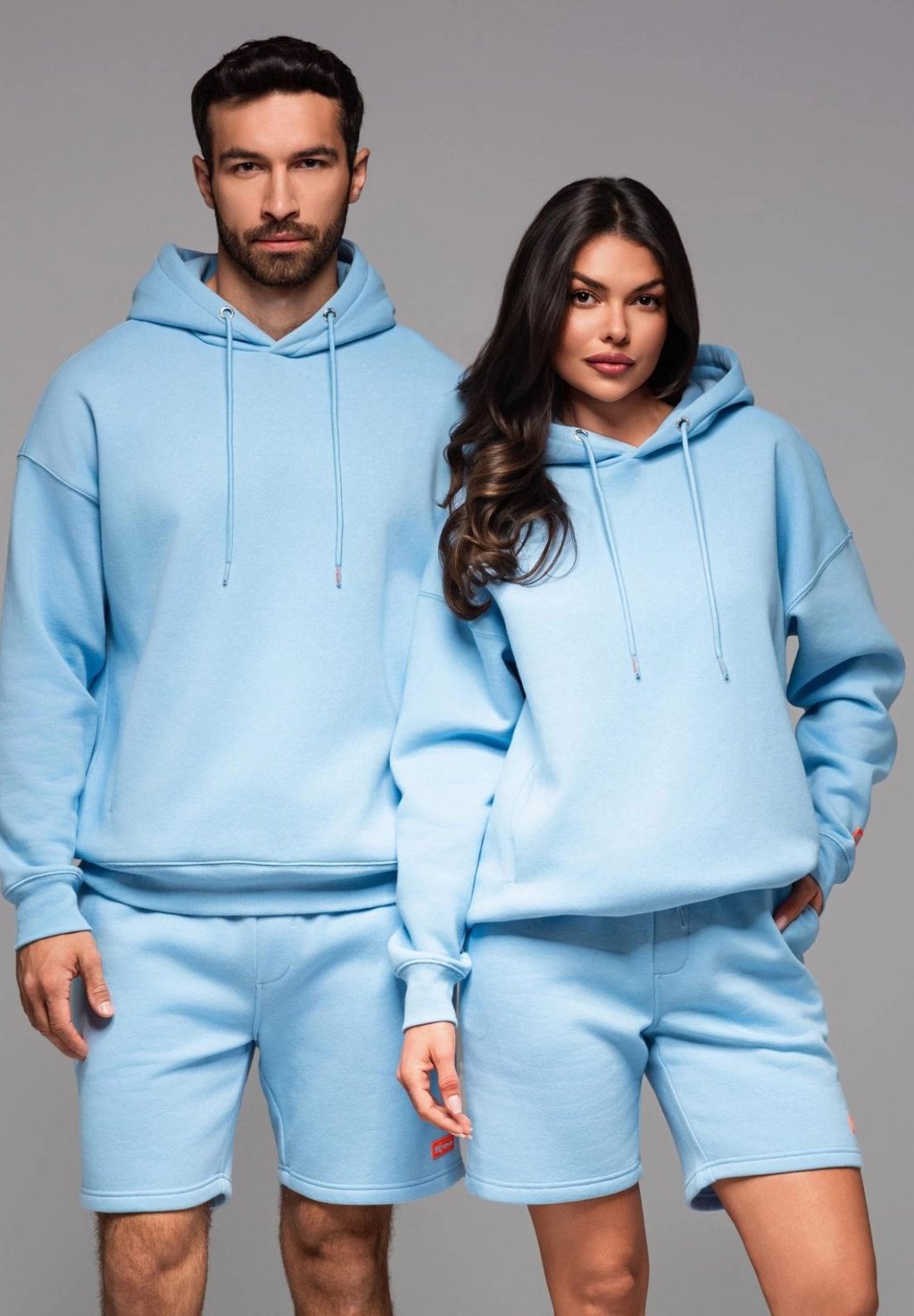 

Толстовка Hoodie Ombre, светло-голубой