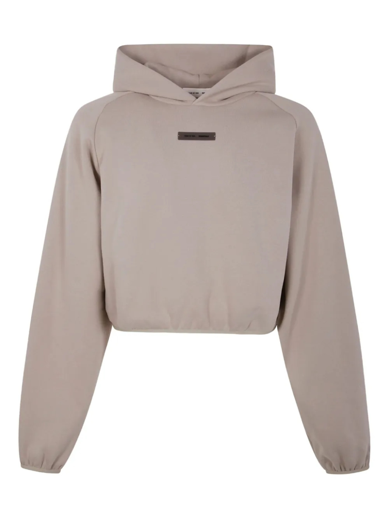 

Укороченная толстовка с капюшоном FEAR OF GOD ESSENTIALS, нейтральный