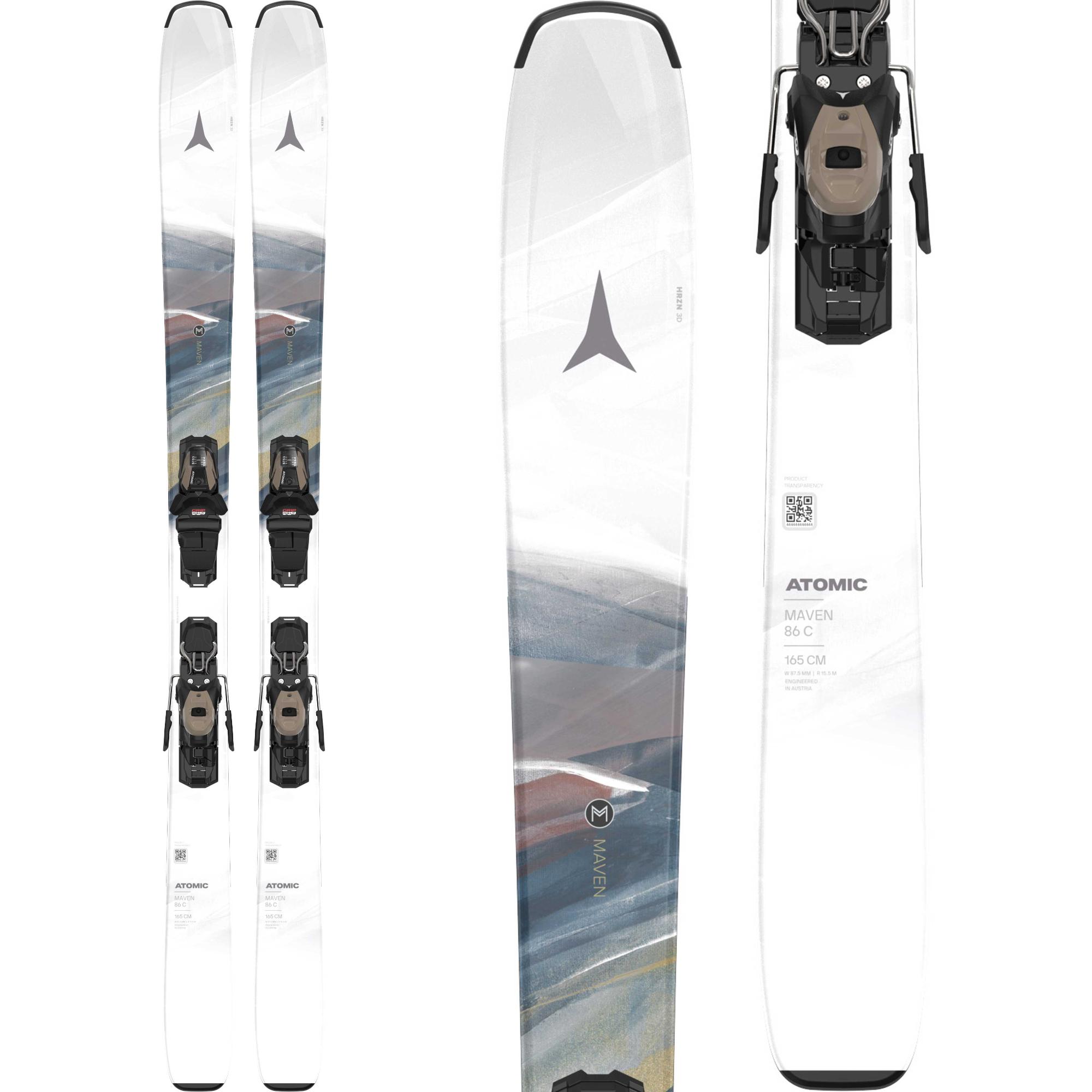

Женские лыжи Maven 86R с креплениями M10, 2026 год. Atomic, One Color