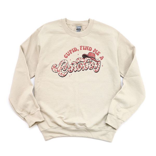 

Свитшот Cupid find me a cowboy Simply Sage Market